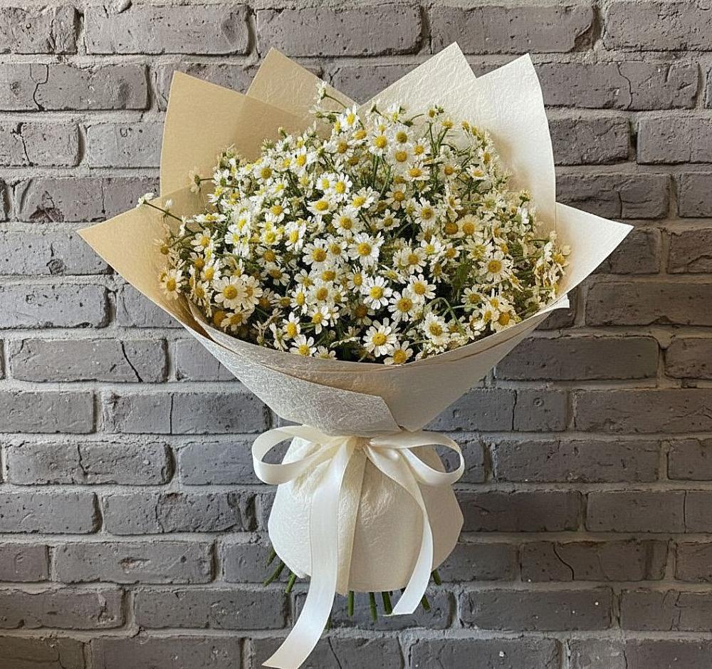Букет цветов из: Ромашки в Поселке станции Бронницы