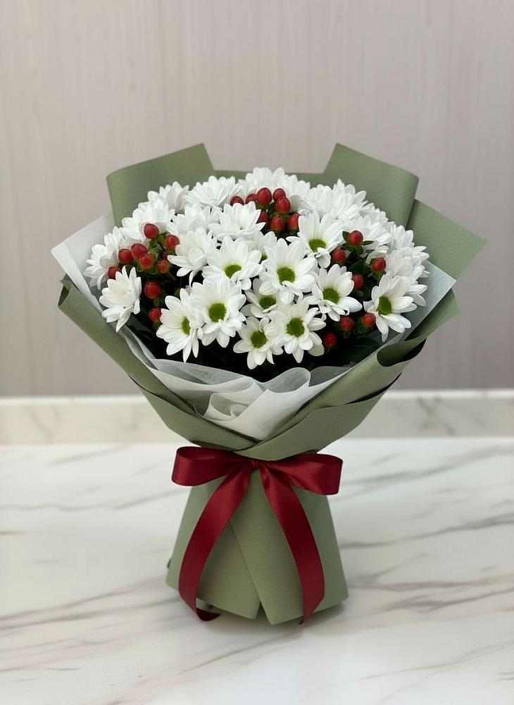 Букет цветов из: Хризантемы в Поселке станции Бронницы