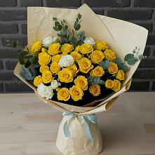 Букет цветов из:  Розы #REPLACE_PRED# Поселке станции Бронницы