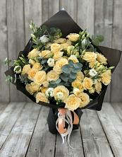 Букет цветов из:  Розы и Лизиантусы в Поселке станции Бронницы