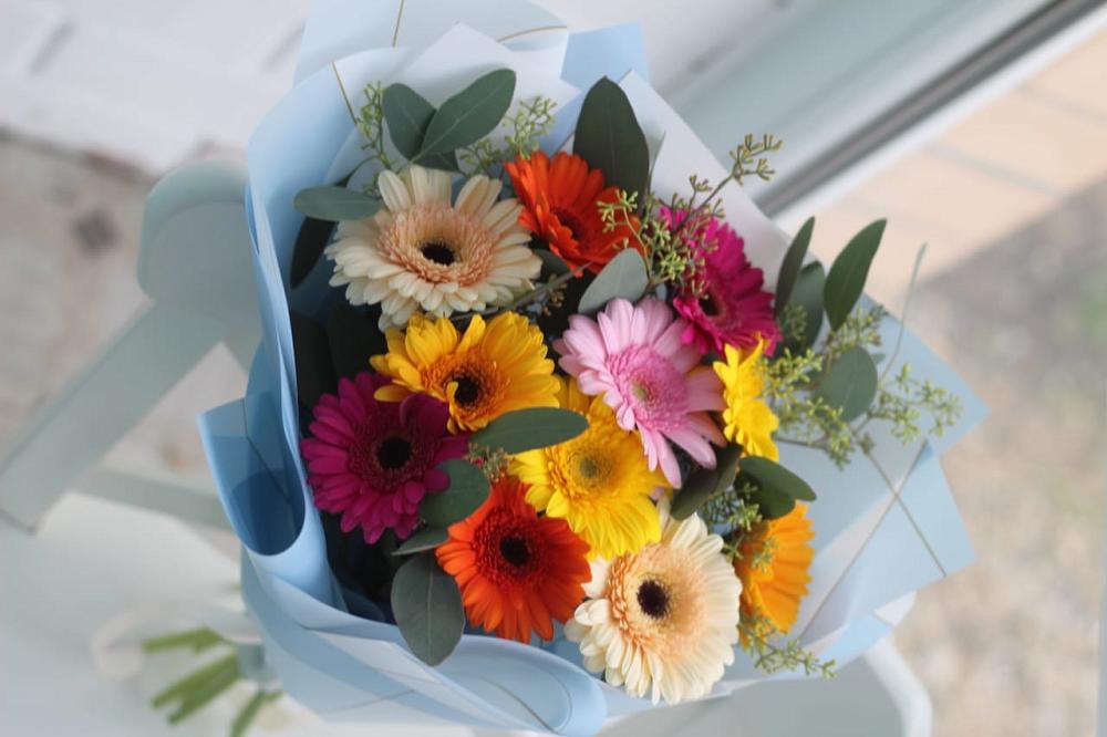 Букет цветов из: Герберы в Поселке станции Бронницы