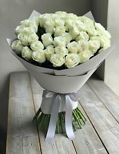 Букет 35 Белых роз #REPLACE_PRED# Поселке станции Бронницы