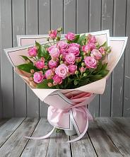 Букет Розовый кустик в Поселке станции Бронницы