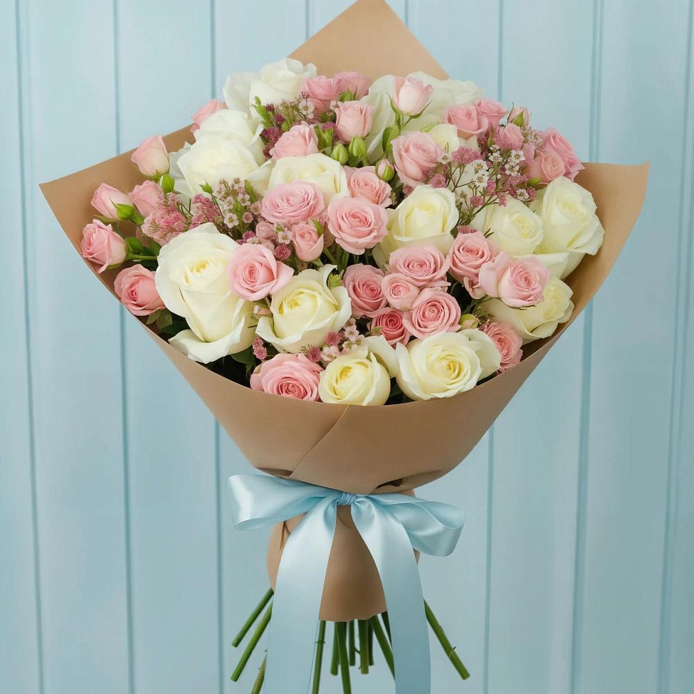 Букет цветов из: Розы в Поселке станции Бронницы