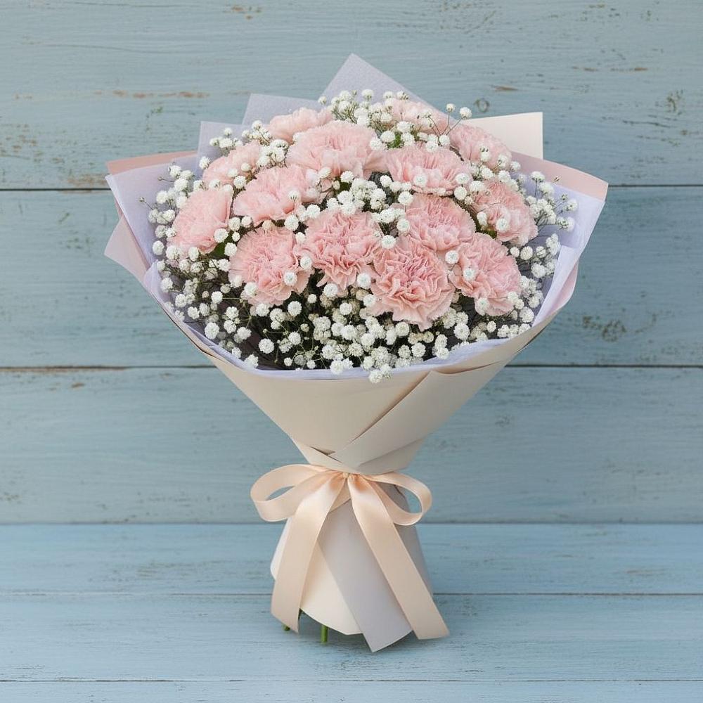 Букет цветов из: Гвоздики в Поселке станции Бронницы