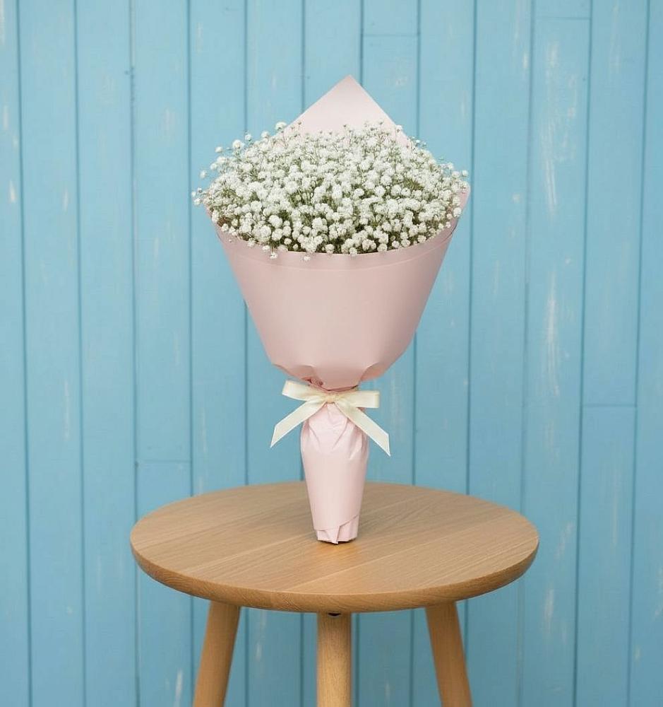 Букет цветов из: Гипсофила в Поселке станции Бронницы