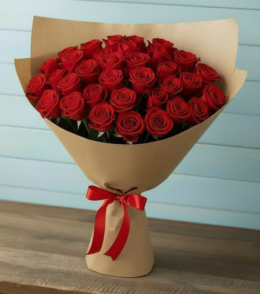 Букет Красные розы Милано в Поселке станции Бронницы