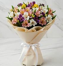 Букет цветов из:  Альстромерии в Поселке станции Бронницы
