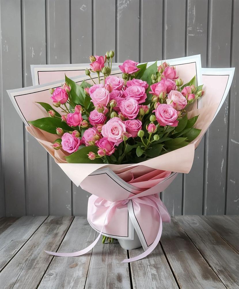 Букет Розовый кустик в Поселке станции Бронницы