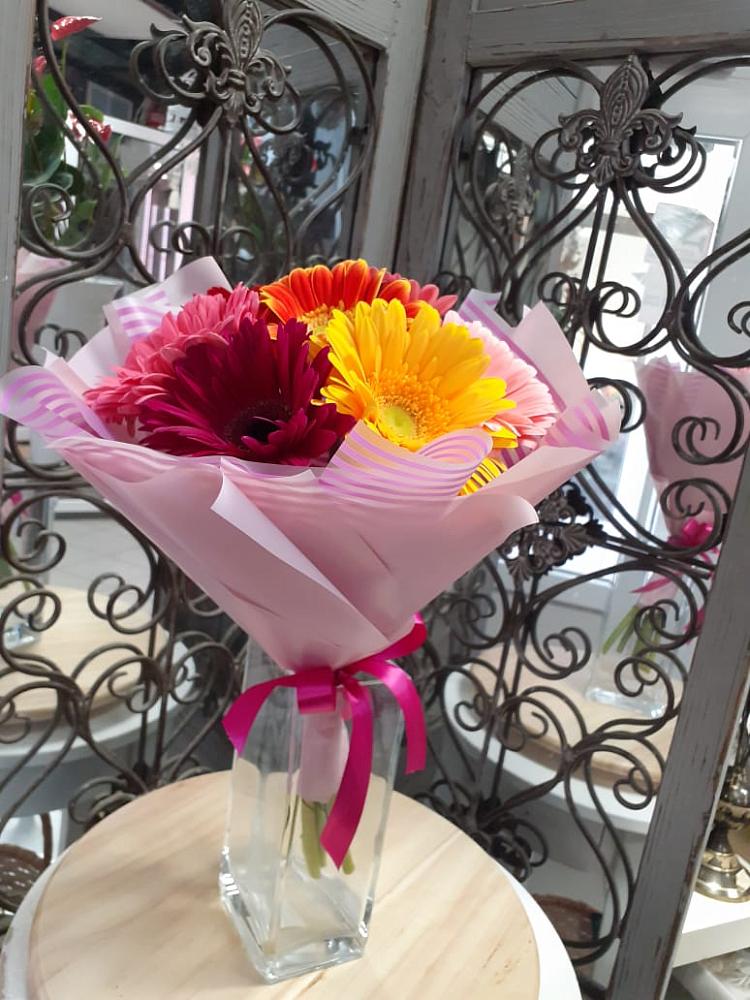 Букет цветов из: Герберы в Поселке станции Бронницы