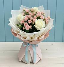 Букет цветов из:  Розы в Поселке станции Бронницы