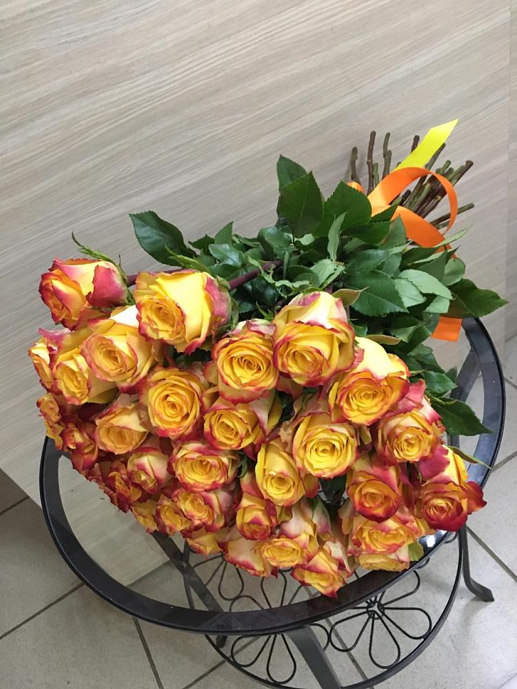 Букет Желтые розы в Поселке станции Бронницы