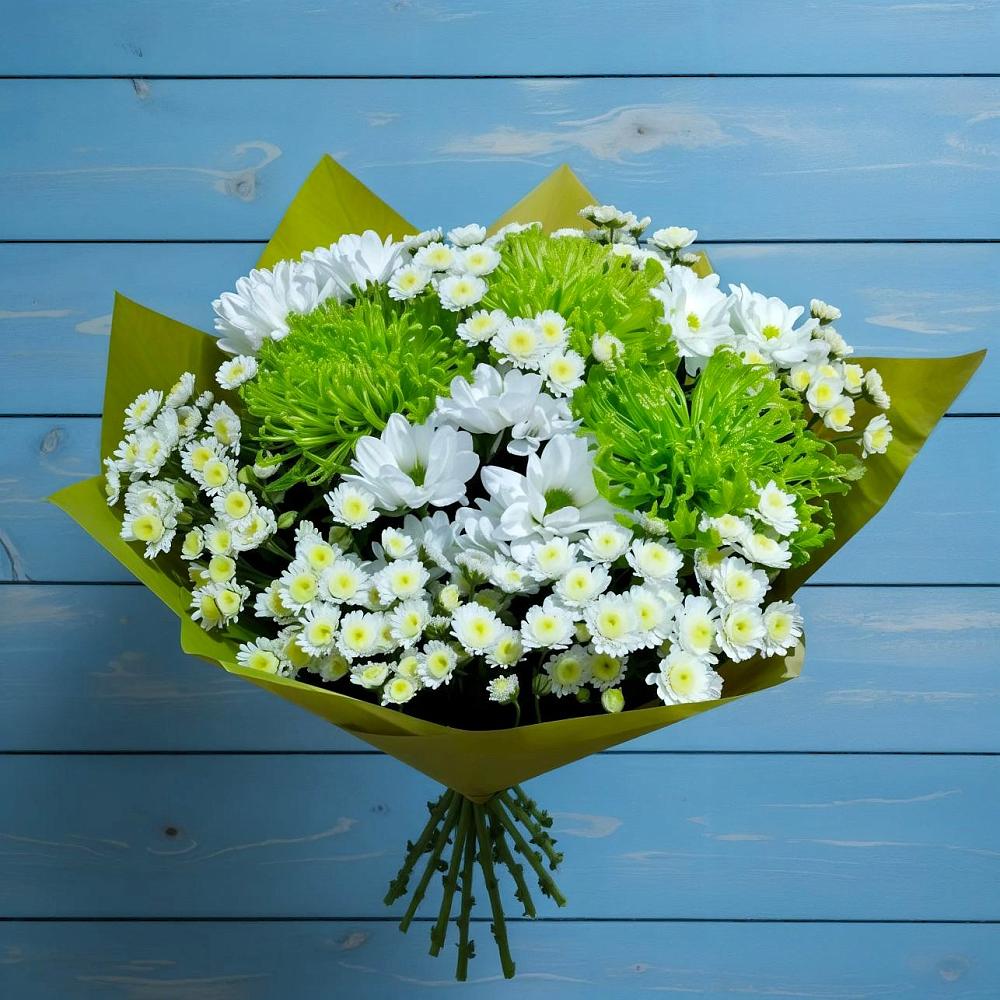 Букет цветов из: Хризантемы в Поселке станции Бронницы