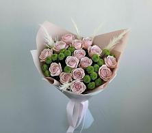 Букет цветов из:  Розы и Хризантемы в Поселке станции Бронницы