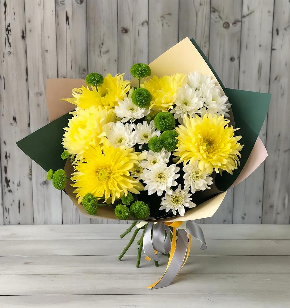 Букет цветов из: Хризантемы в Поселке станции Бронницы