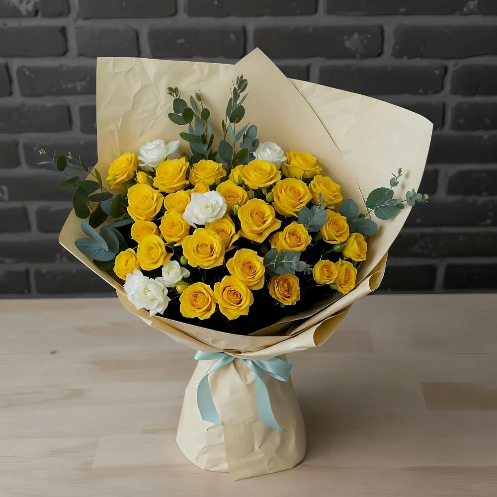 Букет цветов из: Розы в Поселке станции Бронницы