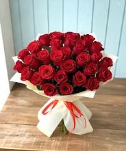 Букет 29 Красных роз в Поселке станции Бронницы