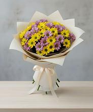 Букет цветов из:  Хризантемы в Поселке станции Бронницы