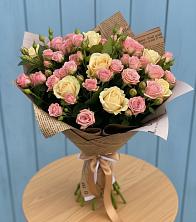 Букет цветов из:  Розы в Поселке станции Бронницы