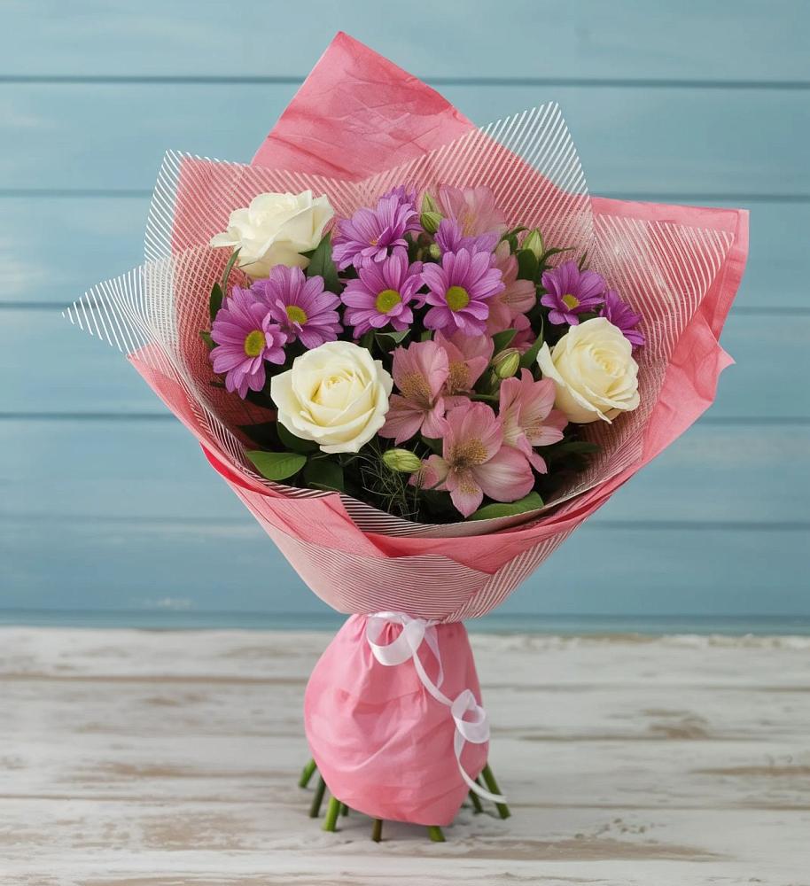 Букет цветов из: Герберы в Поселке станции Бронницы