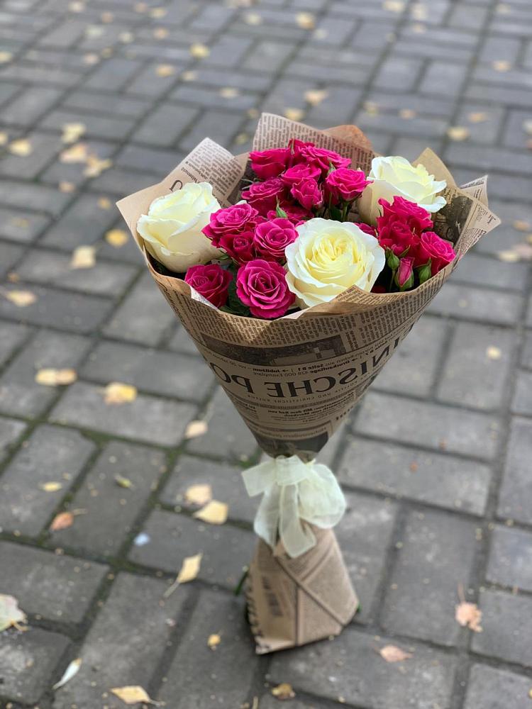 Букет цветов из: Розы в Поселке станции Бронницы