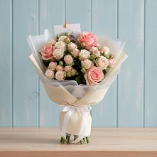 Букет цветов из:  Розы в Поселке станции Бронницы