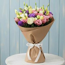 Букет цветов из:  Лизиантусы #REPLACE_PRED# Поселке станции Бронницы