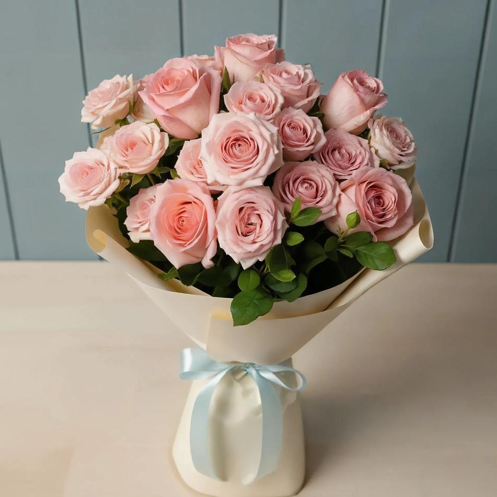 Букет Розовый шарм в Поселке станции Бронницы